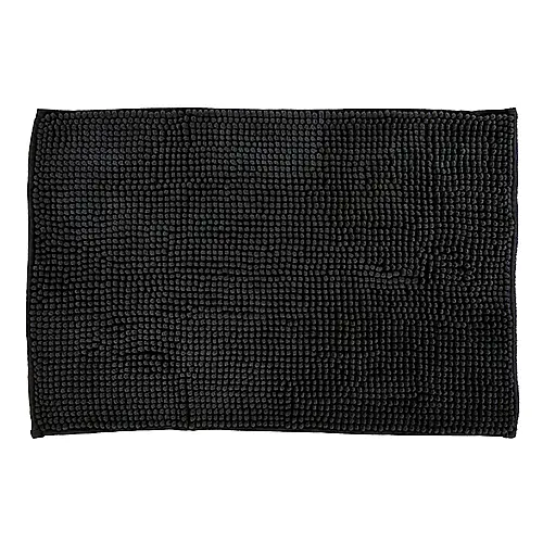 Килимок для ванної Bisk Basic 6 Chenille, чорний (08126)