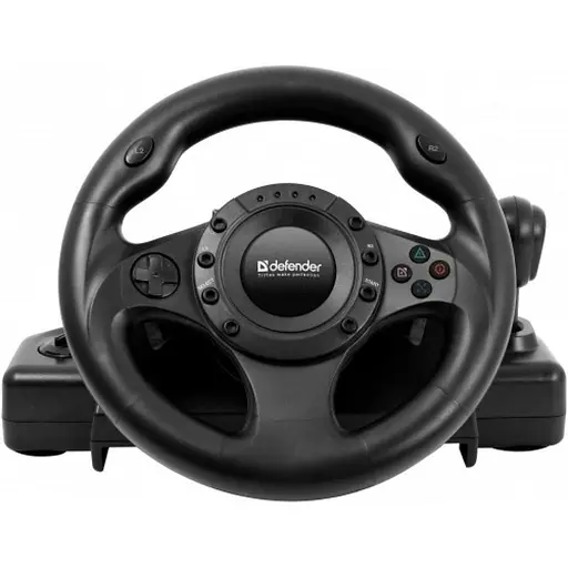 Ігрове кермо Defender Forsage Drift GT USB 12 кнопок Маніпулятор для ігор - фото 2