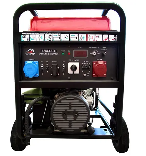 Генератор бензиновий Vulkan 10.0 кВт SC13000-III - фото 1