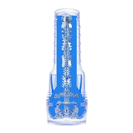Мастурбатор Fleshlight Turbo Core Blue Ice блакитний - фото 5