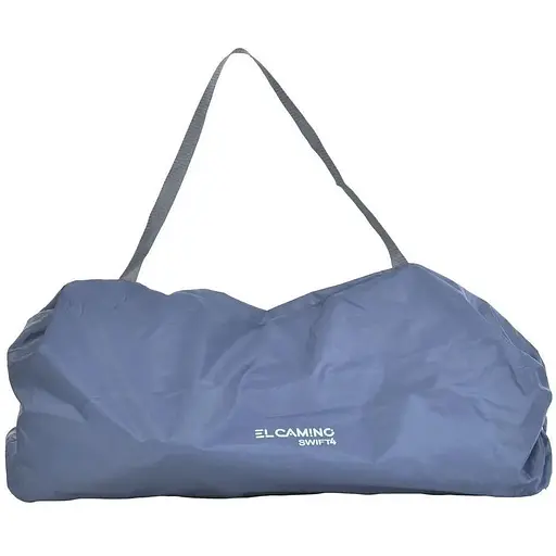 Манеж El Camino ME 1196 SWIFT 4 квадратный с матрасом и сумкой серый - фото 4