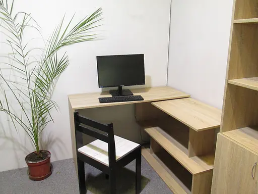 Стіл комп'ютерний поворотний з полицями М-ЗОН Джеко 1200 Німфея Альба (MZN-031031) - фото 7