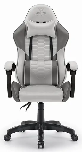 Компьютерное кресло Hell's HC-1000 Grey (тканина) - фото 1