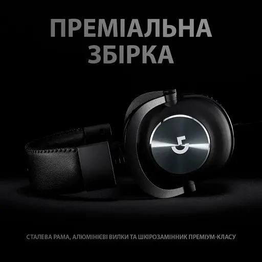 Гарнітура Logitech Pro X Gaming Headset Black (981-000818) (6627326) - фото 3