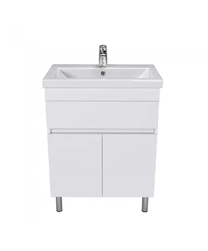 Тумба Мойдодир City White 70 з умивальником Cosmopolitan 70 Білий підлогова Білий - фото 6