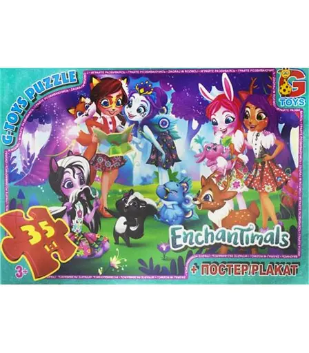 Пазли G-Toys Enchantimals, 35 елементів, EA200