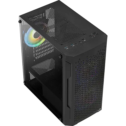 Корпус Aerocool Trinity Mini-G-BK-v2 Black без БП (ACCS-PV32033.11) - фото 4