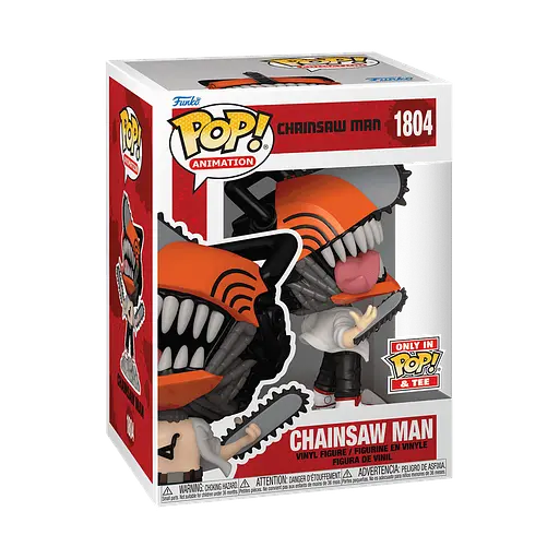 Коллекционная  фигурка    Funko Pop Человек-бензопила Дэнджи с футболкой Chainsaw Man Denji 10 см FP CM TD 1804 - фото 3