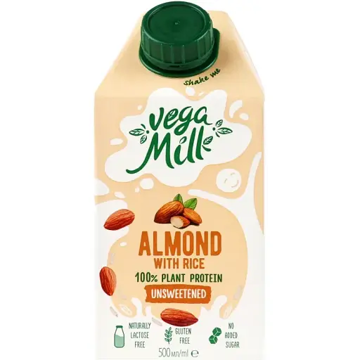 Упаковка мигдального напою Vega Milk з рисом 6 л (500 мл х 12 шт.) - фото 2