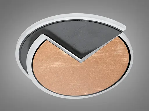 Акриловий світильник світлодіодний потужністю 22 вати - фото 3