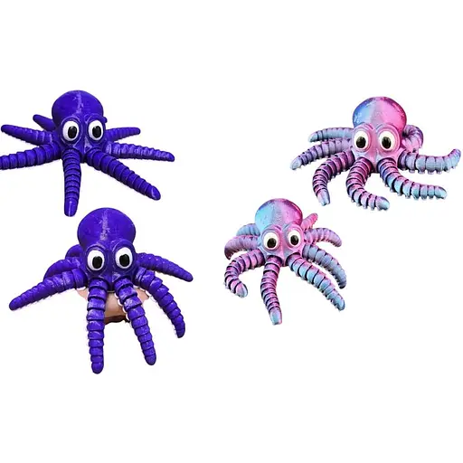 3D Іграшка Восьминіг, 15 см, рухливий