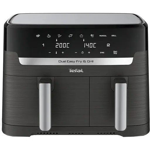 Мультипіч (аерофритюрниця) Tefal Dual Easy Fry&Grill Air Fryer EY905B10