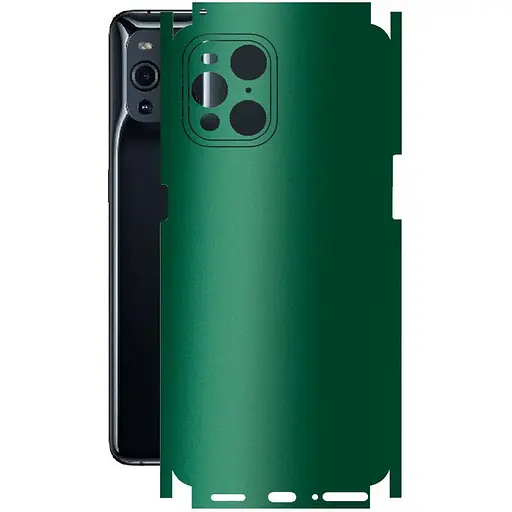 Захисна плівка StatusSKIN для Oppo Find X3 Pro Корпус Вініл Зелена - фото 1