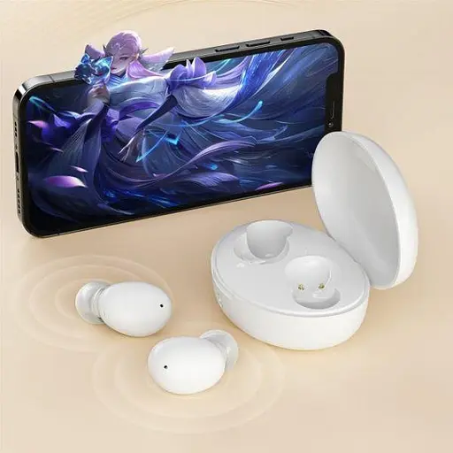 Наушники TWS QCY T16 White - фото 8