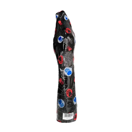 Рука для фістингу All Black Fisting Dildo 38 cm чорний - фото 6