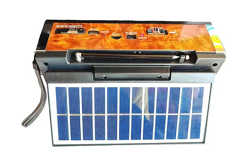 Радіоприймач на сонячній батареї FP-288-S із ліхтарем - фото 3