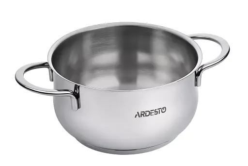 Кастрюля Ardesto Black Mars 1.8 л 16 см нержавеющая сталь (AR0718S) - фото 2