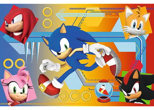 Пазл Trefl Соник в действии Супер Соник 60 эл. (17387) - фото 2