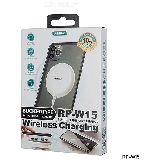 Бездротовий зарядний пристрій Remax RP W15 - фото 1