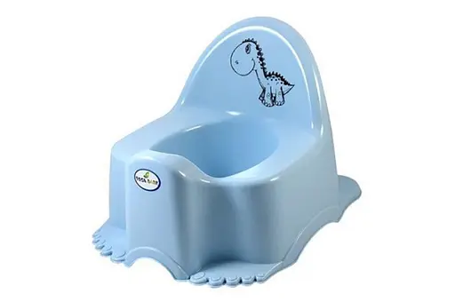 Горщик з музичною шкатулкою ECO: Динозавр, блакитний, 21x28x23 см, PO-056-135