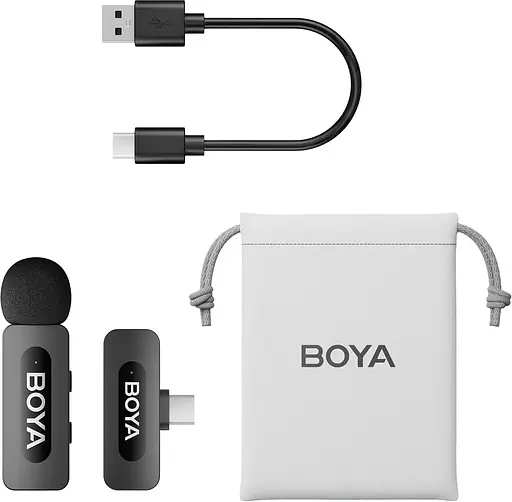 Мікрофон Boya BY-V10 Type-C Black (BY-V10) - фото 2
