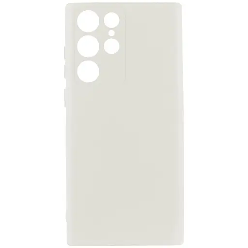 Чохол Silicone Cover Lakshmi Full Camera (AA) для Samsung Galaxy S23 Ultra Білий / White