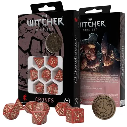 Набор кубиков The Witcher Dice Set. Crones - Brewess , 7 шт. (SWCR01) - фото 1