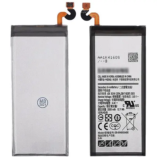 Акумулятор Samsung EB-BN950ABA/ABE для Samsung N950 Note 8 AAAA