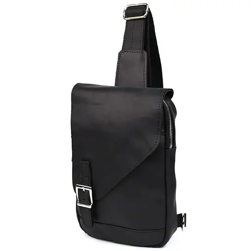 Рюкзак кожаный слинг на одно плечо TARWA 18х27х4.5 см sum0028237 - фото 5