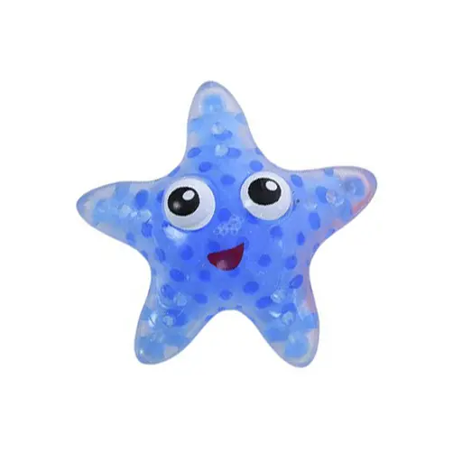 Дитяча іграшка-антистрес "Морська зірка" Bambi MS 3666(Blue) з орбізом, 10 см - фото 1