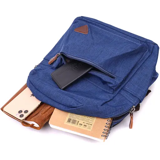 Текстильный рюкзак Vintage 25,5х27,5х14 см sum0023458 - фото 6