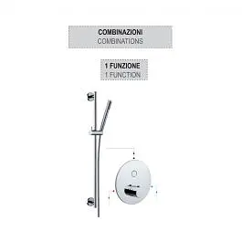 Смеситель для ванны/душа Paffoni Compact Box chrome CPM013CR, Хром - фото 5