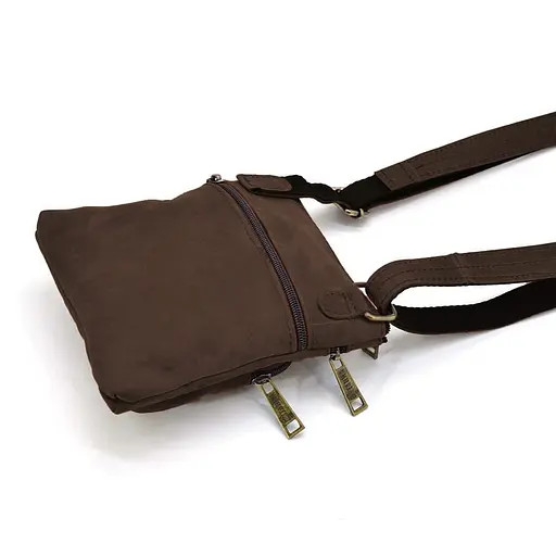 Сумка чоловіча через плече шкіряна TARWA 19х17х5 см sum0028335 - фото 5