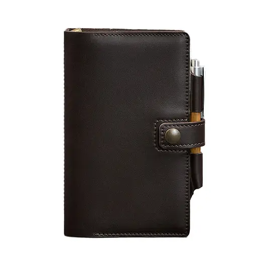 Шкіряний блокнот (Софт-бук) 4.0 темно-коричневий - фото 7