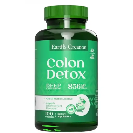 Комплекс для кишківника Earths Cre Colon Detox 100 капсул Earths Creation (1091-817 447)