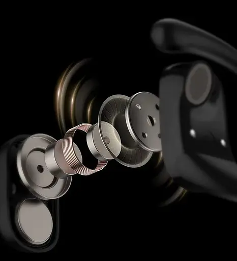 Бездротові кісткові навушники Langsdom TS19 Open Ear з дужкою за вухо і шумозаглушенням Бежевий - фото 6
