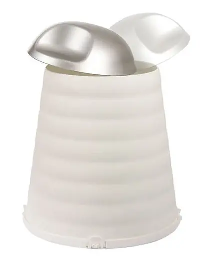 Мусорное ведро Motek на 7 л 17х24х30 см Белый (WBS-112)  - фото 2