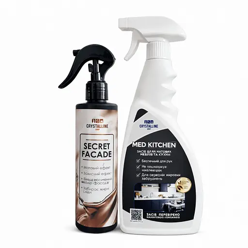 Комплект для миття матових фасадів кухні ( Med kitchen + Secret facade) - фото 1