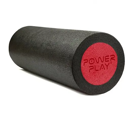 Набор для массажа и йоги PowerPlay PP_4094 EPP (Ролик 30*15 + 2 мяча) Red + резинка 11 кг (PP_4094_Red) - фото 2