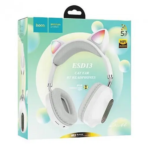 Bluetooth Стерео Гарнітура Hoco ESD13 Білий - фото 4