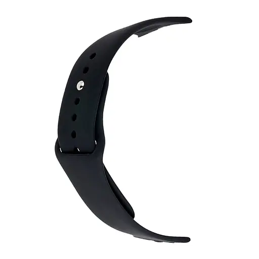 Ремінець Apple Watch Silicone 42/44/45/46/49 мм Чорний S - фото 2