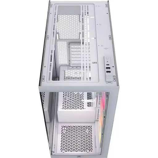 Corsair 3500X ARGB Корпус из закаленного стекла без блока питания, белый (CC-9011279-WW) - фото 6
