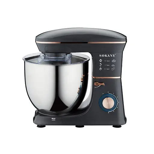 Планетарний міксер Sokany SK-05001 1400 Вт із чашею 11 л 6 режимів швидкості професійний тістоміс  - фото 1