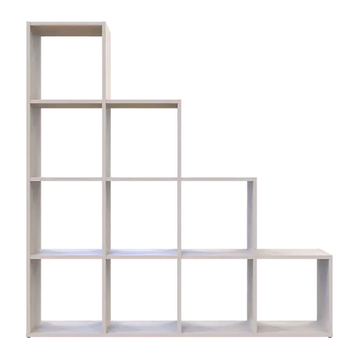 Стеллаж Doros Степь 4х4 Кашемир открытый 136.2х28.8х140.7 (41516168) - фото 4