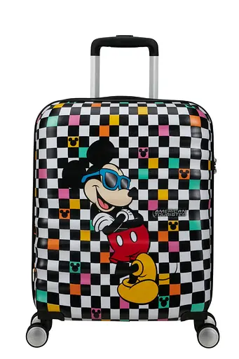 Валіза American Tourister WAVEBREAKER DISNEY MICKEY CHECK 55х40х20 55 См 31C*29017