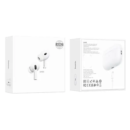 Навушники Hoco True wireless ANC noise reduction BT headset EW90 BT5.4 4h - фото 2