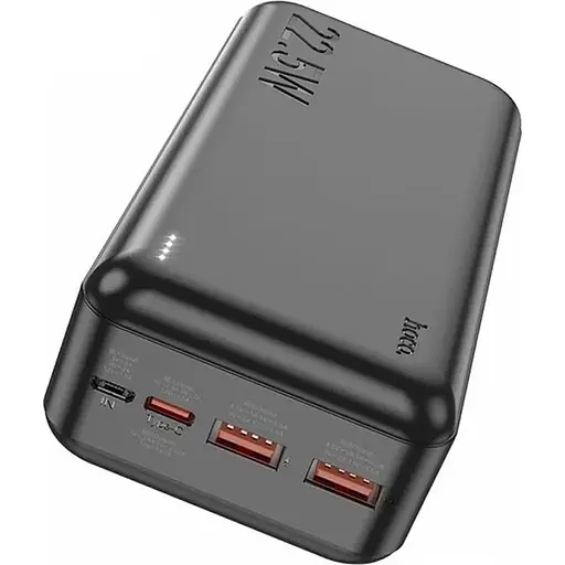 Универсальна мобильна батарея Hoco J101B Astute 22.5W 30000mAh Black (6931474782519) - фото 2