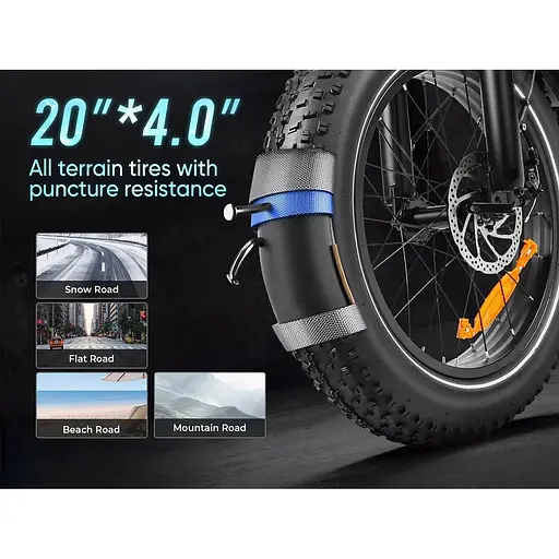 Електровелосипед Samebike LOTDM200-II Gray [143777] - фото 6