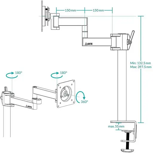 Кронштейн Arctic X1 AEMNT00061A - фото 6