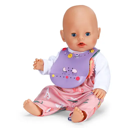Нагрудник для ляльки Baby Born серії Pinplay Стильне годування (837221) - фото 2